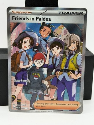 Friends in Paldea Trainer Prismatic Evolutions Holo Full Art 137/131 623