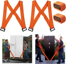 Furniture Moving Straps for 2-Person – Heavy Duty Lifting System, Adjustable 5-9