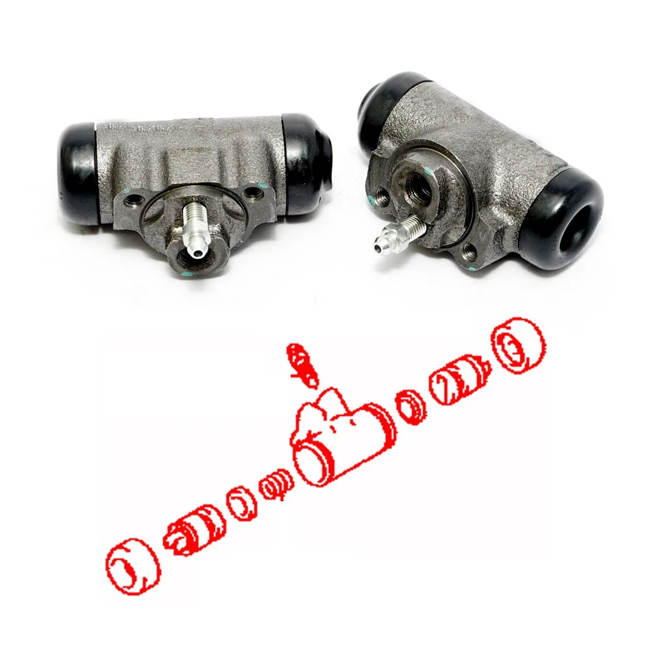 Cilindros de freio de roda traseira Fit 79-83 Toyota Corona RT130 RT132 TT132 TT133 13/16 - Imagem 4 de 4