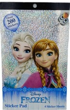200 Stickers Disney Frozen Elsa Anna Reward Party Favor NEW