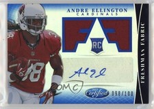 2013 Certified Freshman Fabric Mirror Blue Signatures Andre Ellington Auto 1iu1