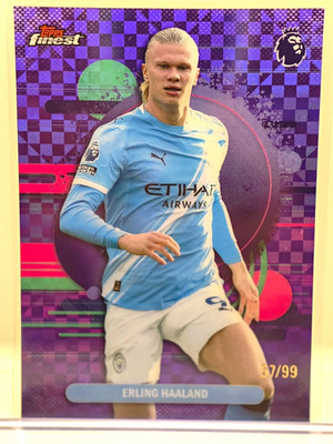 Topps Finest Premier League 2026 Erling Haaland Man City #160 67/99