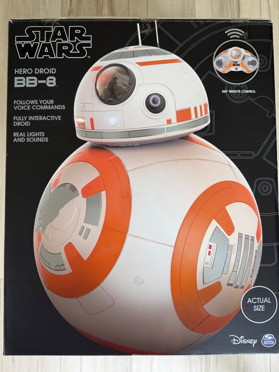 STAR WARS ヒーロードロイドBB-8 リモコン付き Amazon.com: STAR WARS - Hero Droid BB-8 - Fully Interactive