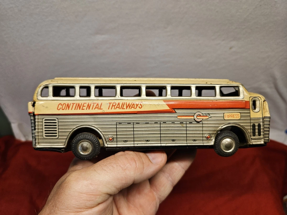 Trailways Toy Bus Vintage & Antique Tin Vehicles for sale | eBay