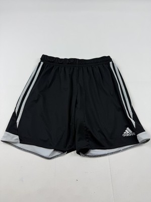 Adidas Shorts Mens Large Black Climacool Running 7'' Inseam 3-Stripes Athletic