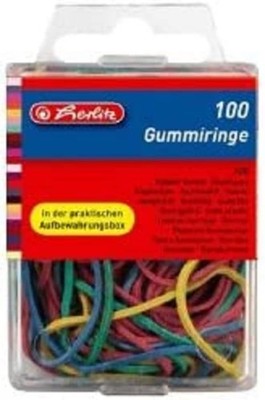 Gummiringe 20-70mm farbig sortiert 100 Stk Herlitz 5 Hängeboxen
