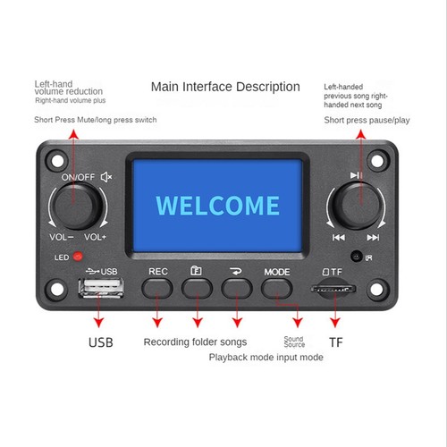 Reproductor de audio digital TPM118B placa decodificadora MP3 portátil de alta calidad MP39841 - Imagen 5 de 8