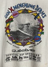Quiksilver VTG GRAIL 1990s Kelly Skater GenX Menehune Surf Comp T Shirt Hawaii
