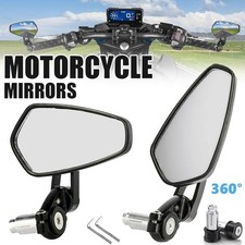2x Motorrad Spiegel Lenkerendenspiegel Rückspiegel Moped & Scooter Seitenspiegel