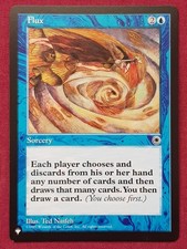 Magic The Gathering THE LIST - PORTAL FLUX blue card MTG