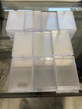 100 Used Sports Card One Touch Magnetic Card Holder 35pt Clean