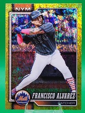 2026 Topps Series 1 Francisco Alvarez #337 Yellow Holo Foil New York Mets /399