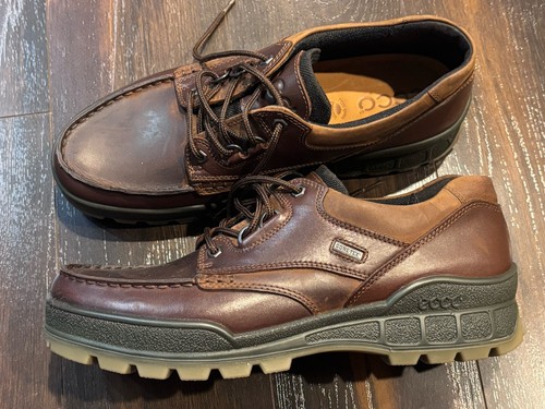 ECCO Track 25 Low GORE-TEX Waterproof Leather Bison Brown Herren Gr. 44