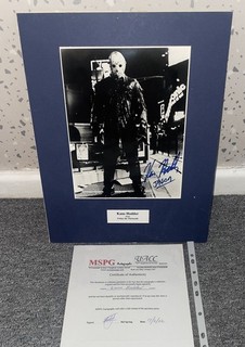Mounted Kane Hodder Signed Photo As Jason In Friday the Thirteenth With COA
