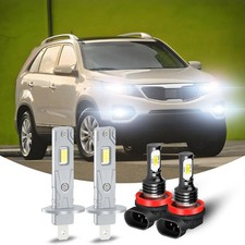 For Kia Sorento 2011 2012 2013 4pc Front Led Headlights Bulbs High Low Beam