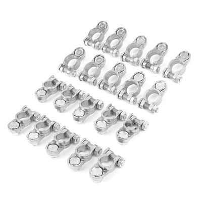 Car Battery Terminal Set Connector Clamp 12V Positive Negative For Caravan V SET