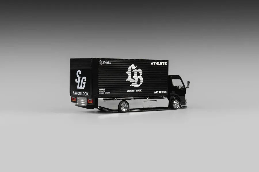 Micro Turbo Custom Box Truck LBWK Livery Liberty Walk 1/64