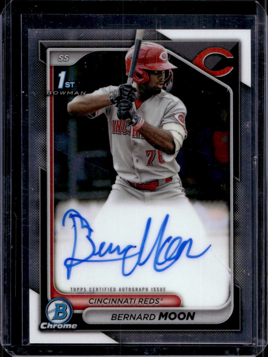 Bernard Moon 2024 Bowman Chrome #CPA-BMO 1st Prospect Auto D