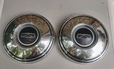 1972-79 Ford Galaxie Ltd Torino Police Poverty Dog Dish Hubcaps Set Of 2