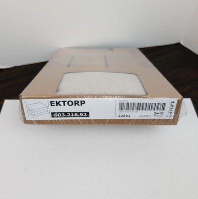 IKEA EKTORP Footstool Ottoman Cover Slipcover LOFALLET BEIGE 603.216.92 NEW