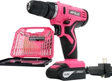 Tools Powerful Lightweight Cordless Drill, 10.8 Lithium Ion Battery with 30-Piec