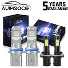 For Dodge Neon Sedan 4-Door 2002-2005 Led Headlight Fog Light Bulbs 9007 880 Kit (For: Dodge Neon)