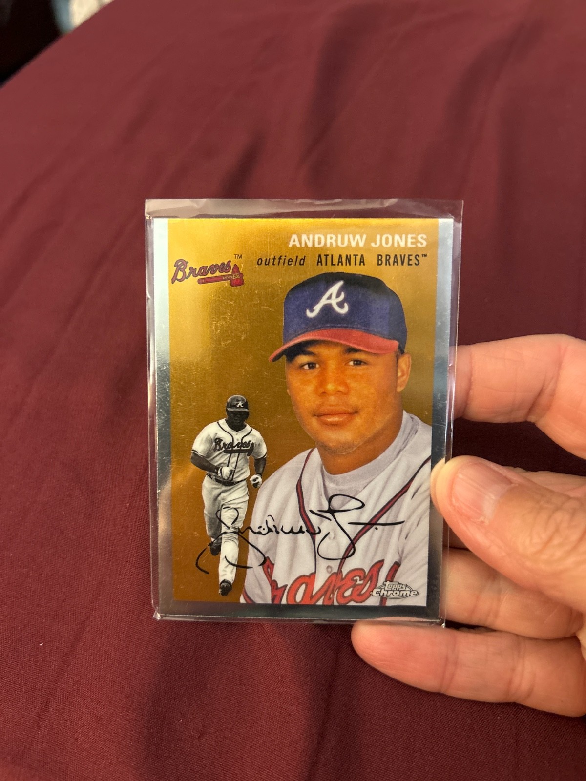 2023 Atlanta Braves Andrew Jones card Topps #17