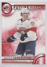 2023-24 SP Authentic Future Watch Red Limited Mackie Samoskevich #154 1e7g