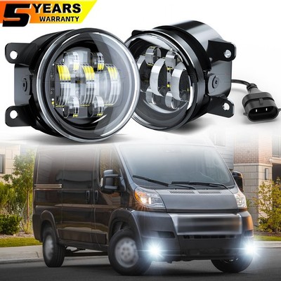 Front Bumper Clear lens fog Light Driving Lamp FOR RAM PROMASTER 1500 2014-2022