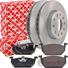 FEBI BREMSSCHEIBEN 276mm + BELÄGE VORNE passend für VW GOLF 7 AUDI A3 8V OCTAVIA