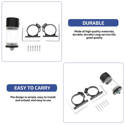 Water Cooler Tank Cpu Cooling Heat Exchanger Radiator Set for System - Afbeelding 7 van 12