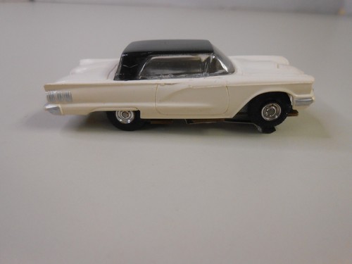 Vintage Aurora 1544 Vibrator weiß Ford Thunderbird Slotcar im Original Etui - Bild 4 von 15
