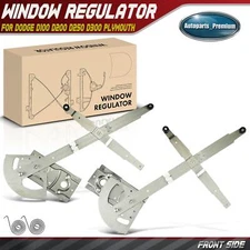 2x Front L&R Power Window Regulator for Dodge D100 D150 D200 D250 D300 Plymouth