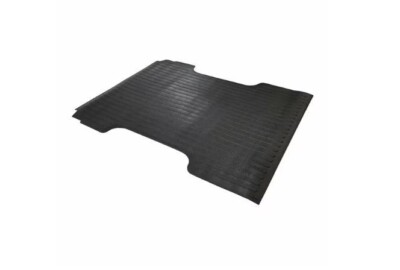 HD Truck Floor Bed Mat TRX Universal Fit 4' x 8' Black Rubber 3/8 Thickness