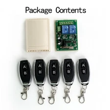 USA~Wireless Gate Garage Door Opener Remote Control Receiver Transmitte