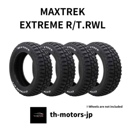 MAXTREK EXTREME R/T.RWL 165/65R14 Set of 4 tire white letter