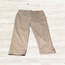 Cato womens pants dressy slacks size 14 color beige straight legs Nwot