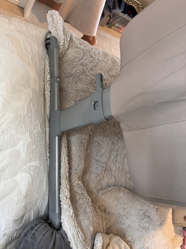 Chicco Next To Me Crib Beige With Mattress & Sheet eBay