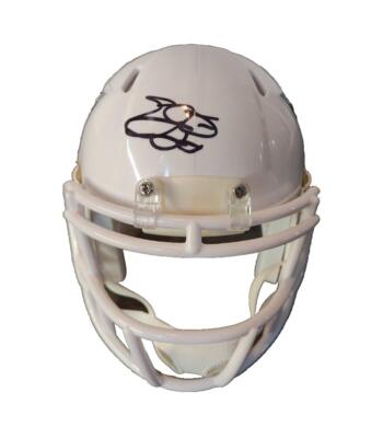 EMMITT SMITH SIGNED AUTOGRAPHED NFL LOGO SPEED MINI HELMET PROVA COA