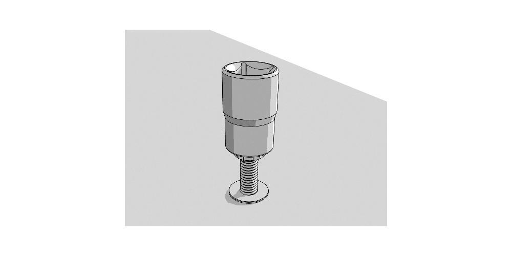 Thumbnail - Kraftwerk Ausdreh-stecknuss 1/2" 15 Mm