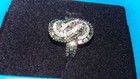 Genuine GREEN & WHITE DIAMONDS Diamond Ring SIZE 7 — photo 3