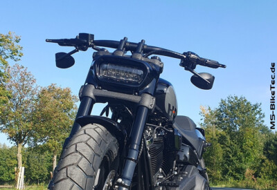 Spiegel ''Ecco'' schwarz für Harley Davidson Softail Fat Bob FXFB/S