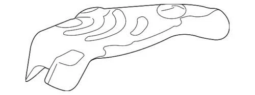 OEM NUEVO 2010-2017 GM Chevrolet GMC Equinox colector de escape protector térmico 12643927 Foto 3 de 4