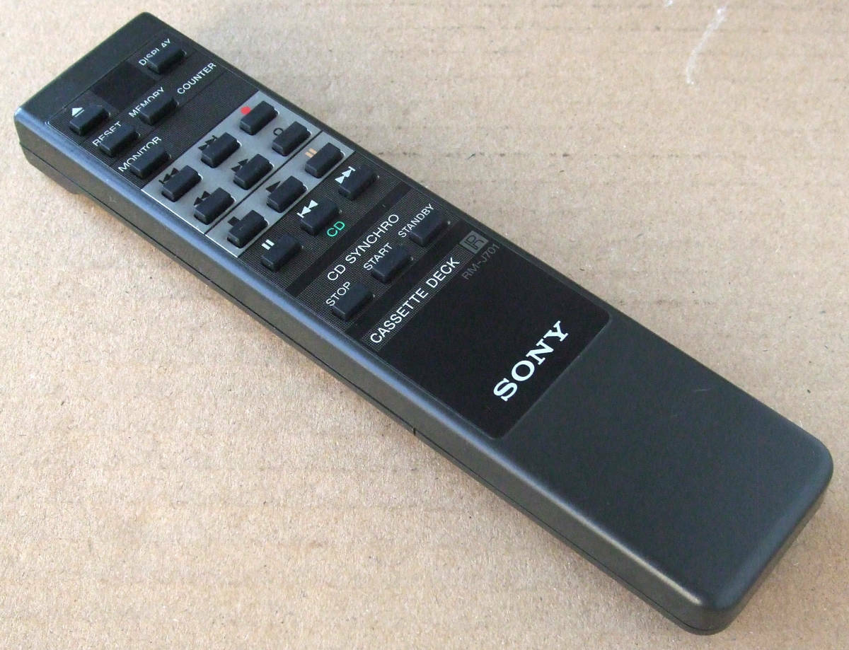 Sony RM-J701 Cassette Deck Remote Control TC-KA7ES TC-KA5ES Sony RM-J701 Cassette Deck Remote Control TC-KA7ES TC-KA5ES