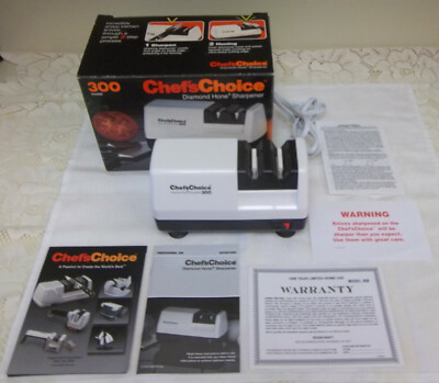 Chef's Choice Electric Diamond Hone Knife Sharpener Model 300 Made USA EdgeCraft