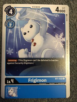 Frigimon BT1-032 C - Blau - Common - Special Booster VER.1.0 - Digimon TCG