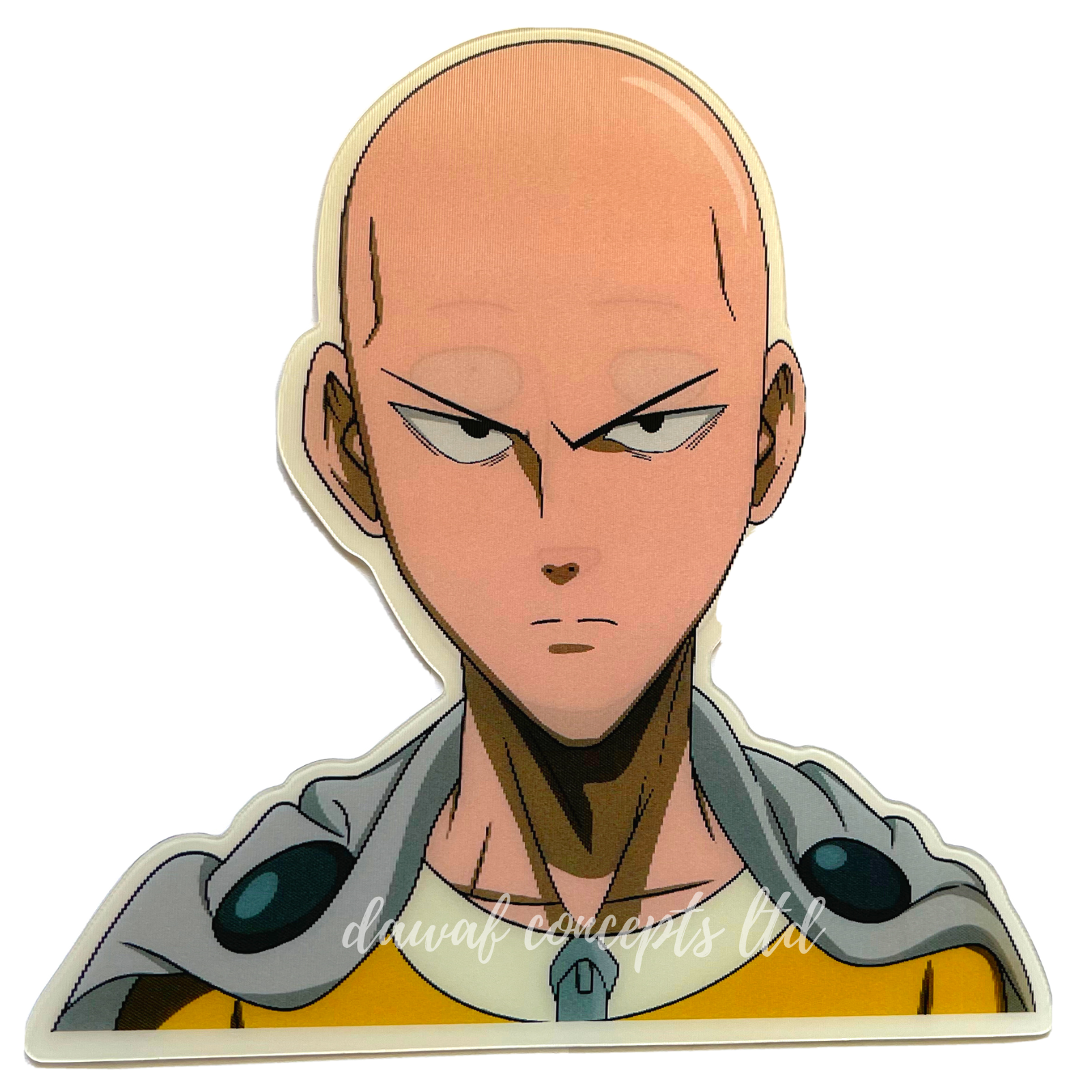 Free: Saitama illustration, One Punch Man Saitama Manga Sticker