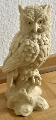A. Giannelli Alabaster Eule Figur
