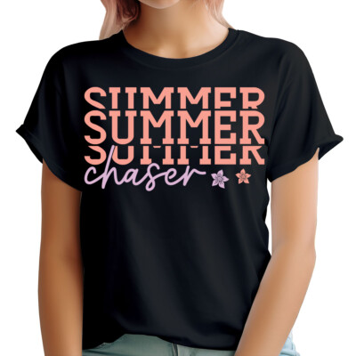 Damen-T-Shirts Summer Chaser Beach Vacations Vibes cooles Urlaubsgeschenk Oberteil #TA-91