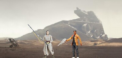 Star Wars Hasbro Kenner 3.75'' POTF Vintage Action Figure Diorama Backdrop #29